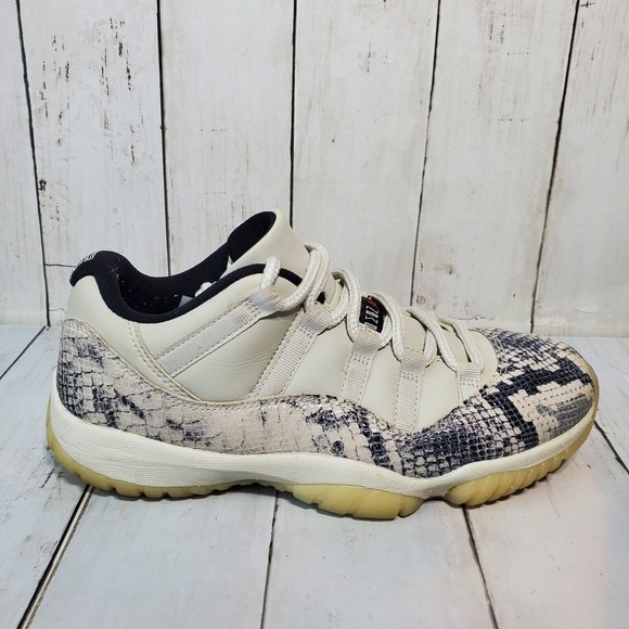 Air Jordan 11 Retro Low Snake Light Bone Snakeskin Men\'s Size 7.5 Sneaker CD6846 main image 13